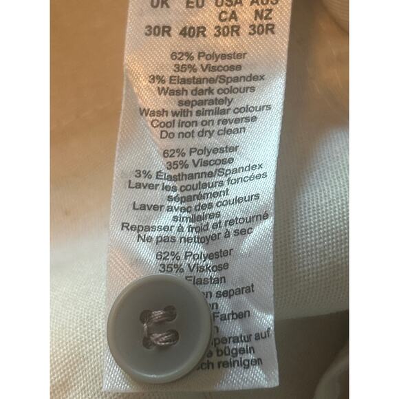 NWOT boohooMAN Tan Dress Pants Polyester Blend Pockets Size 30 x 33 - Picture 5 of 6